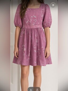 Bardot Junior Margo Floral Mini Dress in Pink Floral size 12